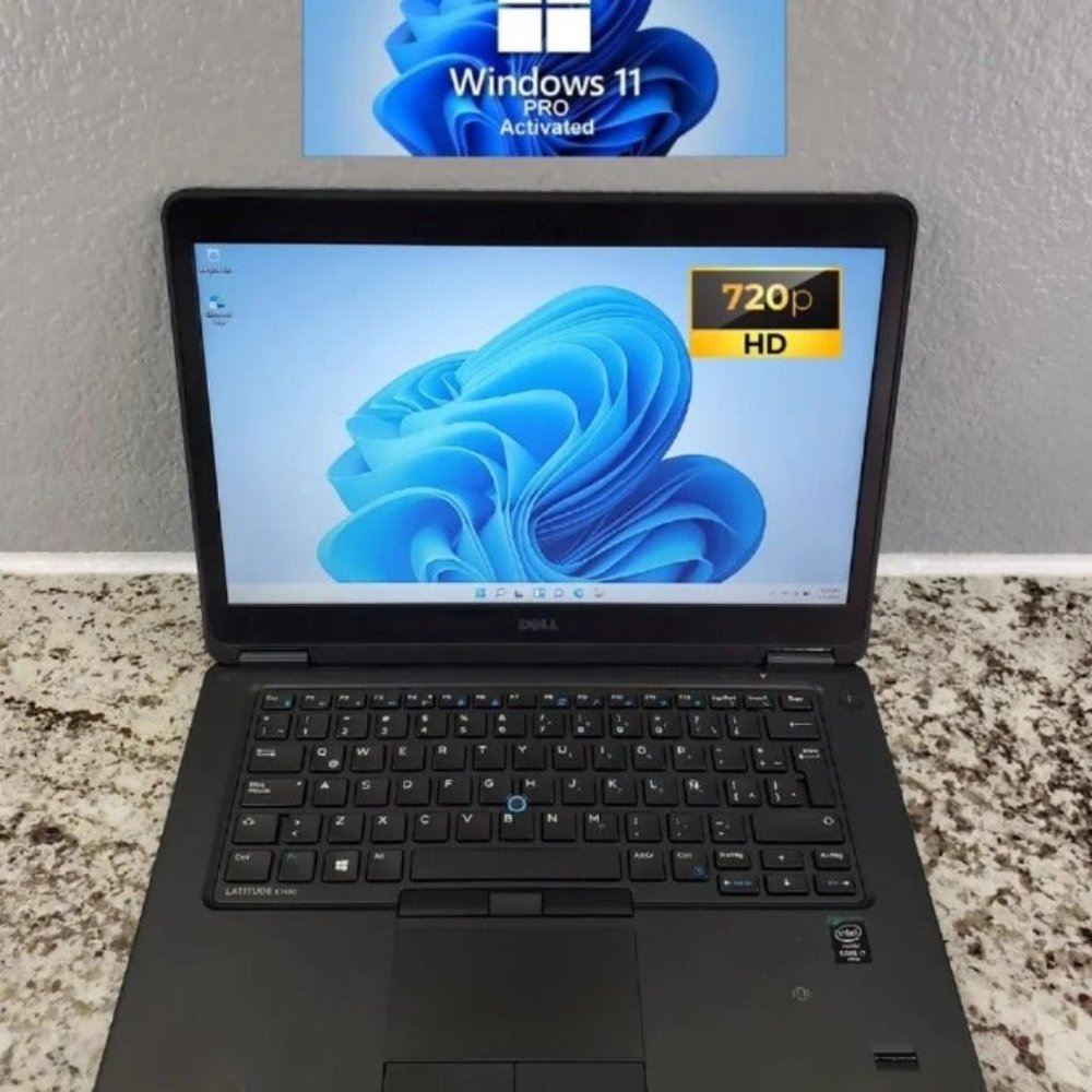 Dell Latitude 14" Laptop i7-5600U 8GB 320GB Windows 11 Pro Camera Bluetooth